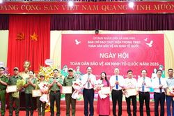 Kim Anh ph&aacute;t huy sức mạnh to&agrave;n d&acirc;n bảo vệ an ninh Tổ quốc, giữ vững b&igrave;nh y&ecirc;n từ cơ sở