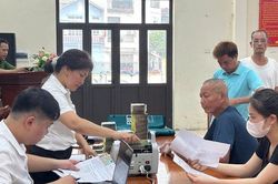 46 hộ dân thôn Yên Phú nhận 65 tỷ đồng GPMB dự án Khu đô thị thể thao Quốc tế Hà Nội