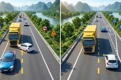 Đề xuất bỏ 'mượn l&agrave;n' ngược chiều để vượt xe: T&agrave;i xế vượt thế n&agrave;o để kh&ocirc;ng vi phạm?