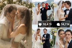 Hình cưới mới nhất của Zendaya và Tom Holland gây xôn xao, hút hơn 5 triệu lượt xem