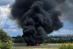 Tiêm kích Nga rơi tại vùng Moscow, xuất hiện nghi vấn có thể là tiêm kích tàng hình Su-57