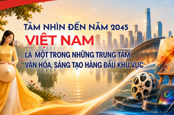 [Infographic] Đến năm 2045, Việt Nam l&agrave; một trong những trung t&acirc;m văn h&oacute;a, s&aacute;ng tạo h&agrave;ng đầu khu vực