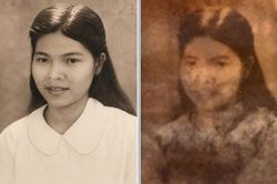 Phục dựng thành công hai bức ảnh được tìm thấy khi khai quật hài cốt liệt sĩ