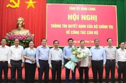 Ông Nguyễn Mạnh Hùng giữ chức Phó Bí thư Thường trực Tỉnh ủy Vĩnh Long