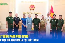 Đại tướng Phan Văn Giang tiếp Đại sứ Australia tại Việt Nam