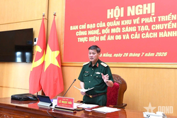 Quân khu 5 đẩy mạnh phát triển khoa học, công nghệ, đổi mới sáng tạo và chuyển đổi số
