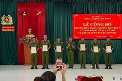 Công an tỉnh Lâm Đồng khen thưởng đột xuất lực lượng phá án