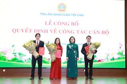 Công bố lãnh đạo Tạp chí Tòa án nhân dân và Báo Công lý