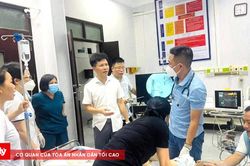 Cứu thành công bé trai suy hô hấp do hóc hạt chôm chôm
