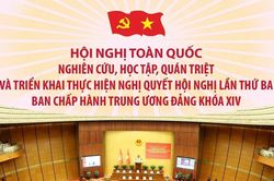 Hội nghị toàn quốc nghiên cứu, học tập, quán triệt và triển khai thực hiện Nghị quyết Hội nghị Trung ương 3
