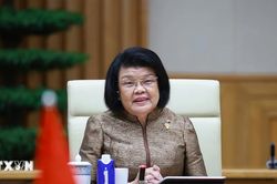 Chủ tịch Quốc hội Campuchia kết th&uacute;c chuyến thăm ch&iacute;nh thức Việt Nam
