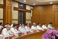 Tổng B&iacute; thư, Chủ tịch nước chủ tr&igrave; l&agrave;m việc về t&aacute;i cơ cấu Tập đo&agrave;n Than &ndash; Kho&aacute;ng sản Việt Nam
