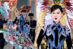 Hình ảnh gây bàn luận của Hoa hậu Quế Anh ở Bán kết Miss Grand Vietnam 2026