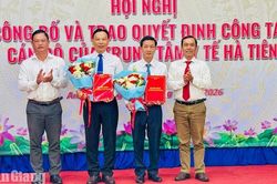 Bổ nhiệm Gi&aacute;m đốc, Ph&oacute; Gi&aacute;m đốc Trung t&acirc;m Y tế H&agrave; Ti&ecirc;n