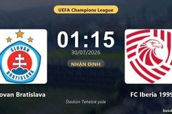 Nhận định Slovan Bratislava vs FC Iberia 1999: đội h&igrave;nh dự kiến