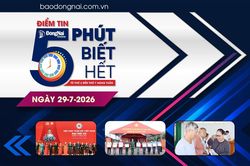 Điểm tin '5 ph&uacute;t biết hết' s&aacute;ng 29-7: Tăng cường kết nối, hợp t&aacute;c giữa Đồng Nai với Li&ecirc;n đo&agrave;n Thương mại v&agrave; C&ocirc;ng nghiệp Việt Nam