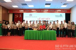 Thi hành án dân sự tỉnh và Vietcombank Chi nhánh Lạng Sơn ký kết biên bản ghi nhớ hợp tác