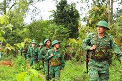Thao trường tôi luyện người lính quân hàm xanh