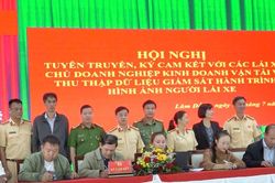 224 doanh nghiệp vận tải ký cam kết bảo đảm an toàn giao thông