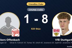 VfB Stuttgart thắng đậm, Kickers Offenbach nhận thất bại nặng nề