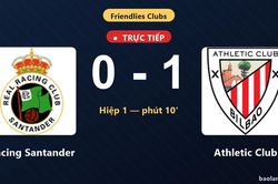 TRỰC TIẾPTrực tiếp Racing Santander vs Athletic Club: Athletic Club mở tỷ số