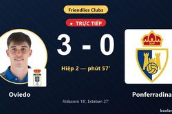 TRỰC TIẾPTrực tiếp Oviedo vs Ponferradina: Oviedo nới rộng c&aacute;ch biệt 3-0