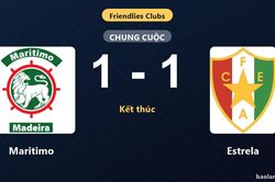 Maritimo v&agrave; Estrela chia điểm trong trận giao hữu CLB