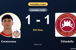 Cremonese v&agrave; Cittadella chia điểm, kh&ocirc;ng đội n&agrave;o gi&agrave;nh chiến thắng