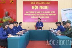 Tổng duyệt diễn tập tác chiến xã Hiền Quan năm 2026