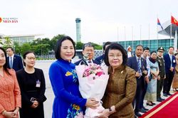 Chủ tịch Quốc hội Campuchia kết thúc tốt đẹp chuyến thăm chính thức Việt Nam