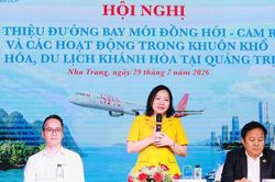 Đường bay mới Đồng Hới - Cam Ranh mở rộng kết nối du lịch