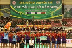 Thể Công Tân Cảng lần thứ 4 liên tiếp vô địch giải trẻ Cup CLB 2026