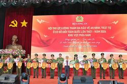 Hội thi lực lượng tham gia bảo vệ an ninh trật tự ở cơ sở giỏi tại khu vực phía Nam