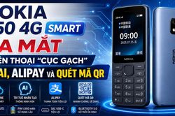 Nokia 250 4G Smart ra mắt: Điện thoại 'cục gạch' có AI, Alipay và quét mã QR