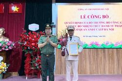 Công bố Quyết định bổ nhiệm Phó Thủ trưởng Cơ quan An ninh điều tra, Công an Hà Nội