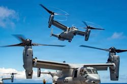 Thủy quân lục chiến Mỹ nhận chiếc máy bay cánh quạt nghiêng MV-22B Osprey cuối cùng