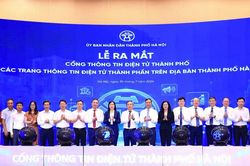 Hà Nội ra mắt nền tảng Cổng Thông tin điện tử thành phố và các trang thông tin thành phần
