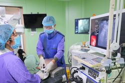 Suýt thủng dạ dày vì nuốt phải hạt táo đỏ