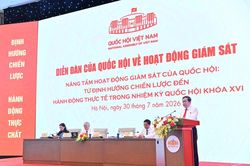 Hình thành tư duy, định hướng và phương thức giám sát mới cho toàn bộ nhiệm kỳ Quốc hội khóa XVI