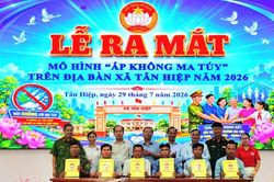 Ra mắt mô hình 'Ấp không ma túy' góp phần giữ bình yên cơ sở