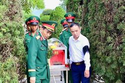 Điện Biên tổ chức truy điệu, an táng hài cốt liệt sĩ được tìm thấy trên đèo Pha Đin