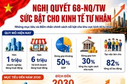 [Infographic] Nghị quyết số 68-NQ/TW - Sức bật cho kinh tế tư nhân