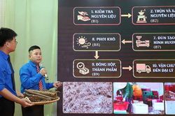 Thanh niên mang nông sản các địa phương đi tranh tài khởi nghiệp đổi mới sáng tạo