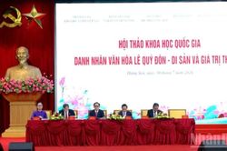 Hội thảo khoa học quốc gia 'Danh nhân văn hóa Lê Quý Đôn - Di sản và giá trị thời đại'