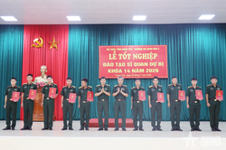 Bộ CHQS tỉnh Hưng Yên tổ chức tốt nghiệp đào tạo sĩ quan dự bị khóa 14 năm 2026