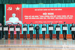 Lực lượng vũ trang tỉnh Lâm Đồng tăng cường gắn kết với đồng bào dân tộc, tôn giáo