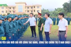 Lào Cai: Những yêu cầu mới đối với công tác Đảng, công tác chính trị ở Ban CHQS cấp xã