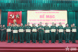 Bộ CHQS tỉnh Quảng Ninh tổ chức thành công tập huấn cán bộ