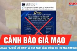 Fanpage 'SJC Hồ Chí Minh' có tick xanh đăng thông tin thu mua kim cương là giả mạo