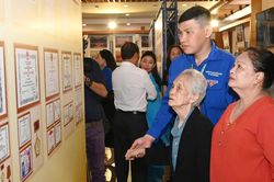 TPHCM khai mạc triển lãm 'Hồ sơ khen thưởng kháng chiến chống Pháp'